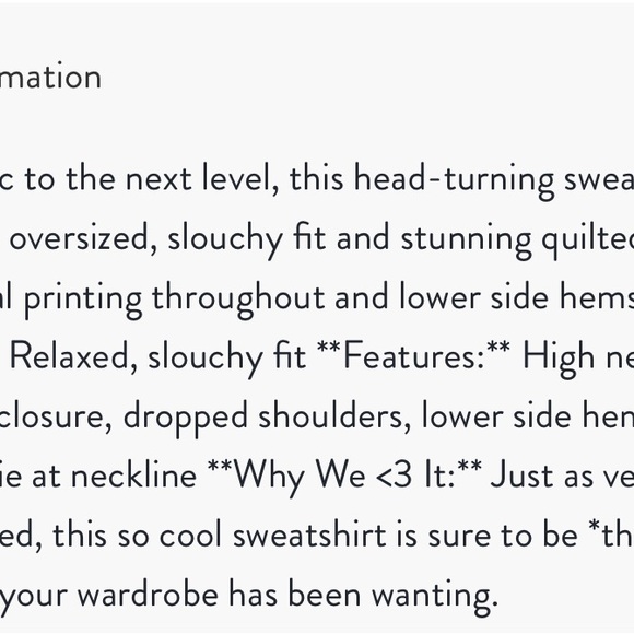 Free People oversized sweatshirt - Picture 5 of 6